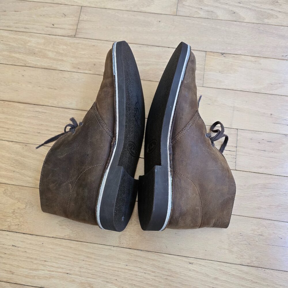 Clarks | Bushacre 2 brown leather collegiate chukka boots | MENS 9.5 - Picture 9 of 11